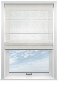Brescia Voile, Purity - Twist&Fit Roman Blind